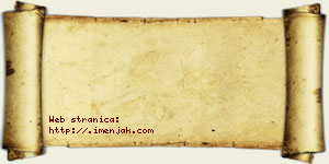 Andjelina Krunić vizit kartica